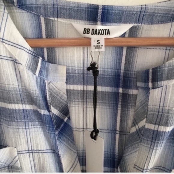 BB Dakota William Plaid Shirt Dress - Picture 7 of 7